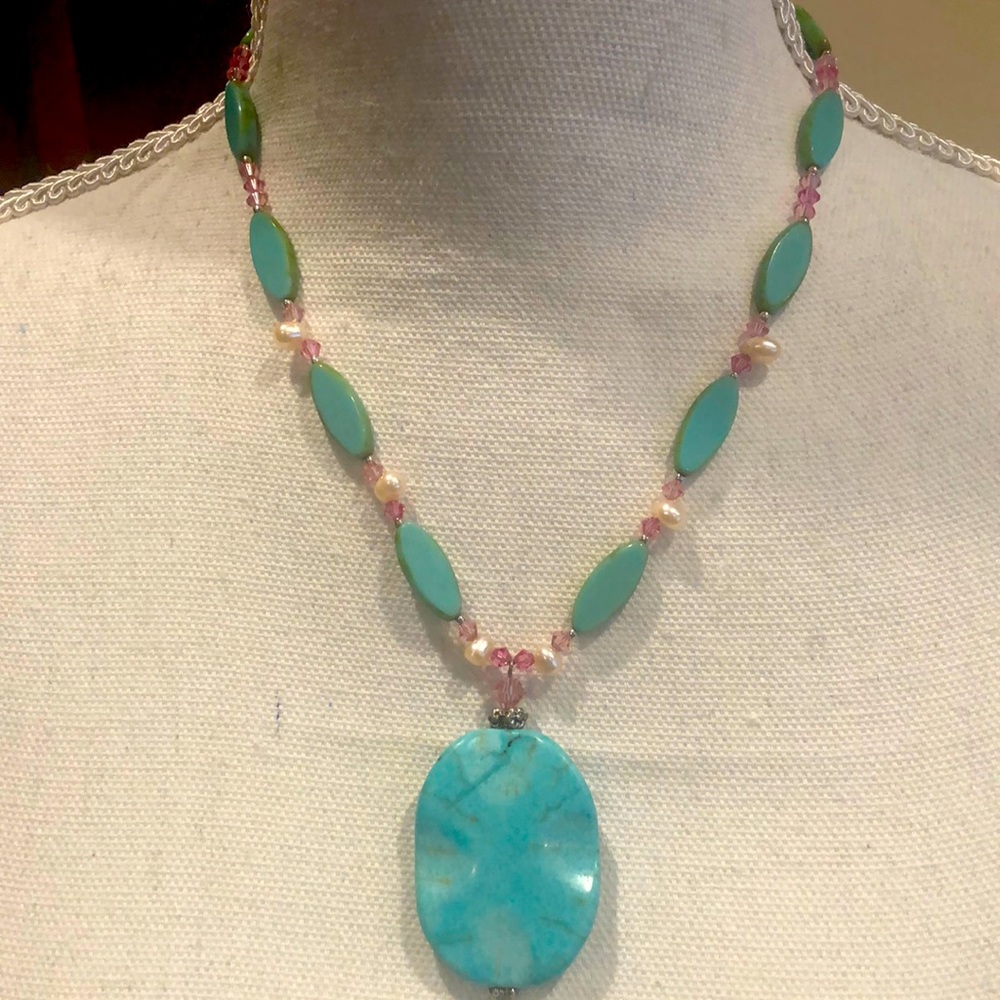 Turquoise Stone Necklace